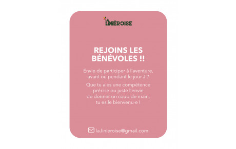 On recherche des bénévoles pour la 13ᵉ édition !